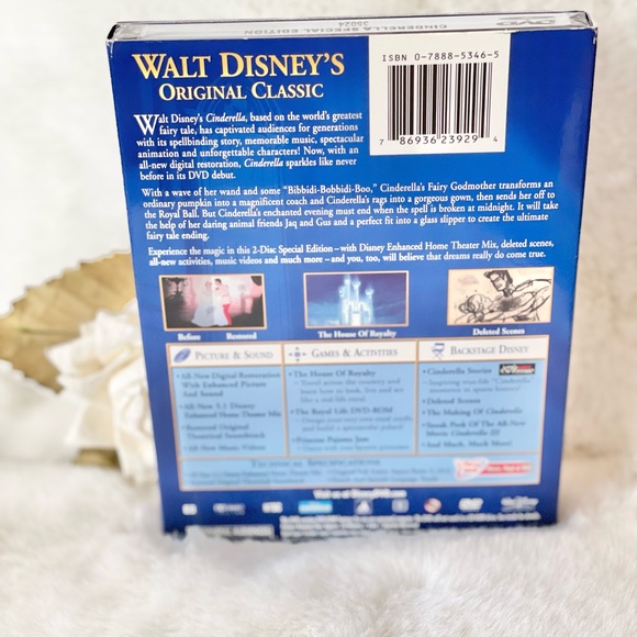 New with tags PLATINUM EDITION WALT DISNEY’S CINDERELLA 2 Disc EDITION 2005 - Picture 8 of 14